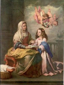 Sainte Anne et la Vierge Murillo 1618-1682 Madrid Prado | DR