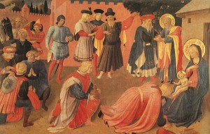 Fra-Angelico adoration des Mages 1433-35 Museo San Marco Florence