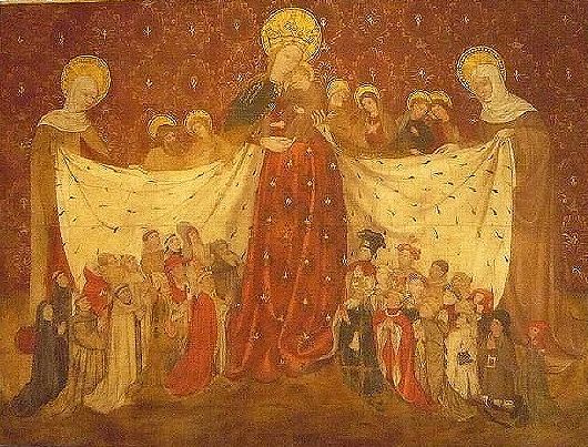 Vierge au manteau - Le Puy-en-Velay, 1417 Musée Crozatier.