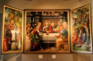 Retable de l'Eucharistie musée Rolin Autun 1515 | DR