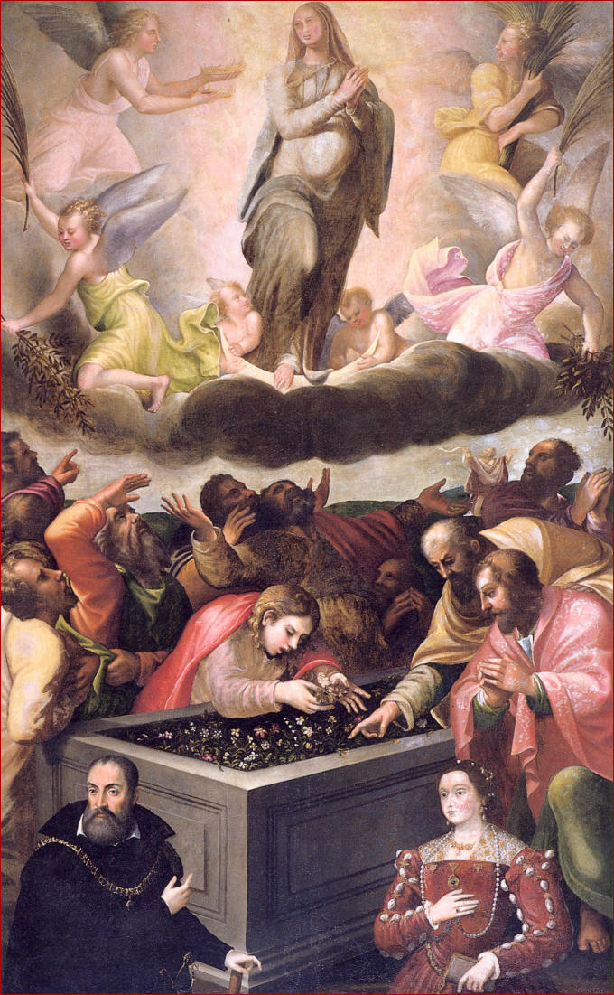 Ghisoni - Assomption (1556), retable, Santa Maria delle Grazie, Curtatone
