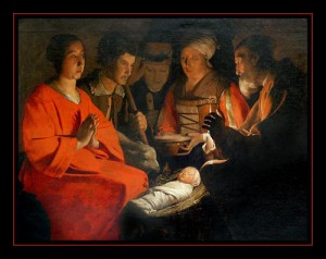 Georges de la Tour - l'adoration des bergers