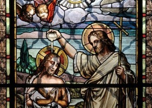 Jésus baptisé par saint Jean-Baptiste