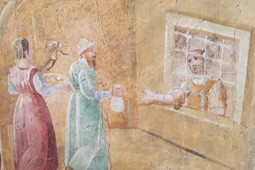 les oeuvres de miséricorde - visiter les prisonniers -église de Sainte Anne à Specchia Gallone - Lecce