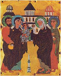 La Présentation de Jésus au Temple avec Syméon et Anne