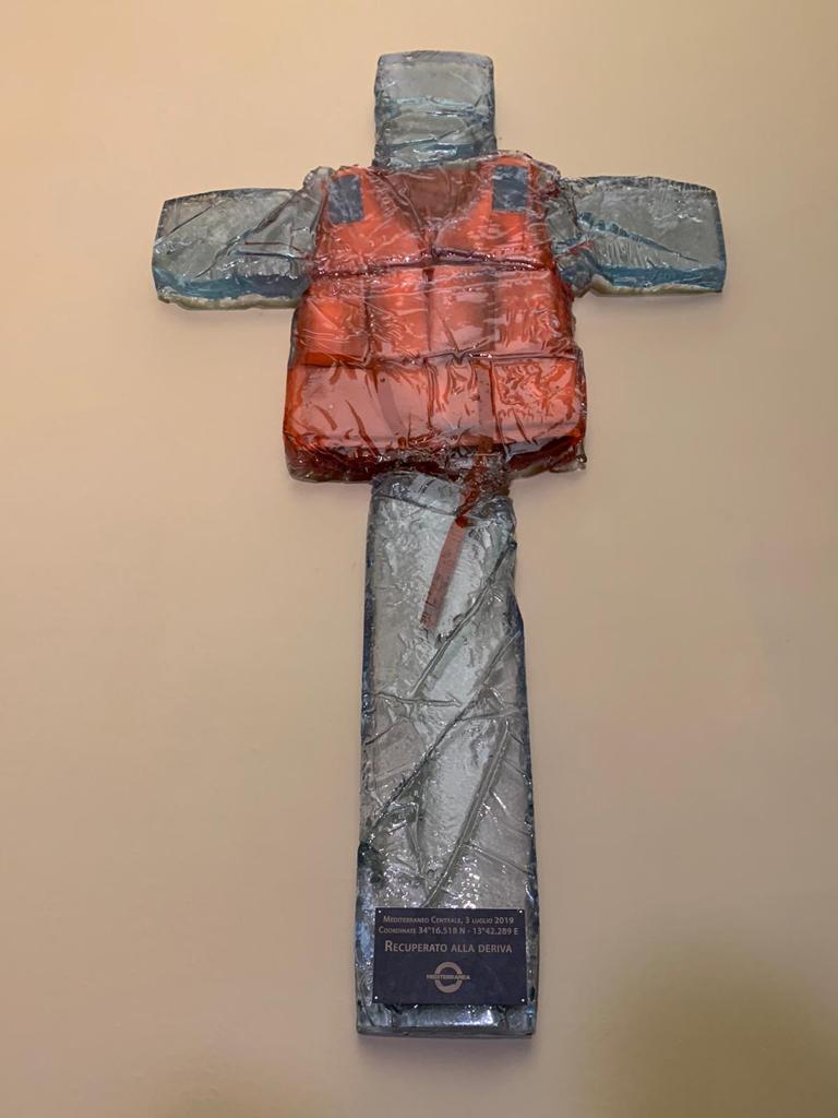 gilet de sauvetage récupéré à la dérive