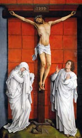 Roger van den Weyden La Crucifixion vers 1460 Escorial Palace Madrid.