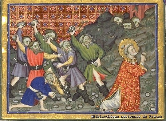 Lapidation de Saint Étienne BNF