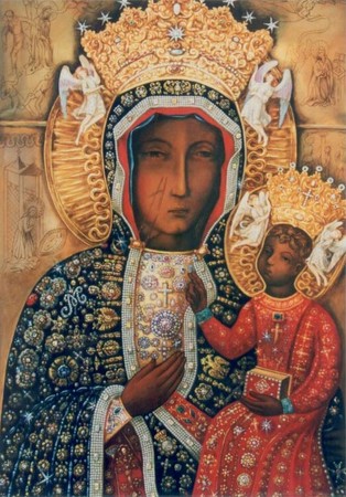 icone de Notre-Dame de Częstochowa icone de Notre-Dame de Częstochowa