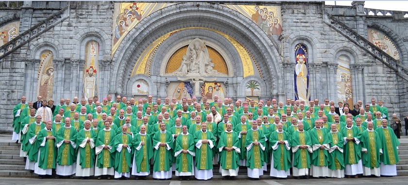 évêques français à Lourdes novembre 2017