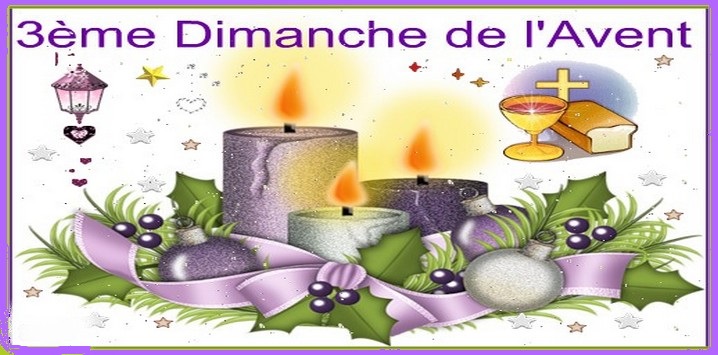 bougies du 3e dimanche d'Avent