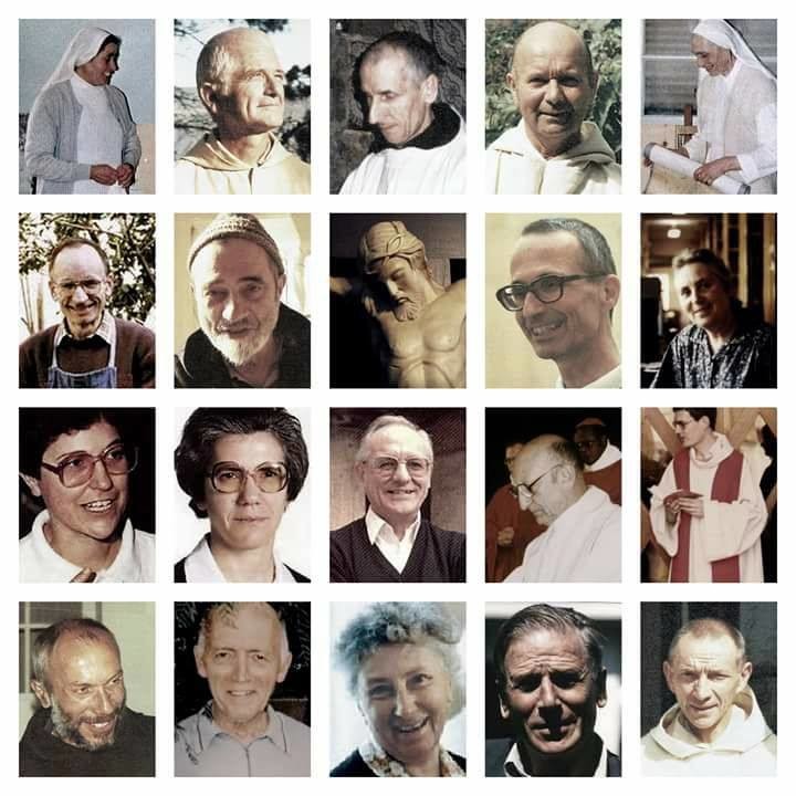 les 19 martyrs entourant le Christ en croix | DR les 19 martyrs entourant le Christ en croix | DR