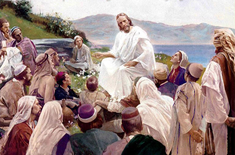 Jésus discutant avec ses disciples
