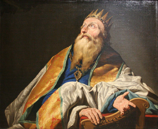 Le roi David, par Matthias Stomer © Musée des beaux-arts de Marseille
