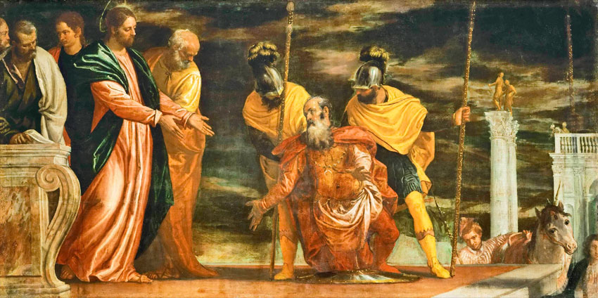 Paul Véronèse - Le centurion de Capharnaüm demande à Jésus de guérir son fils