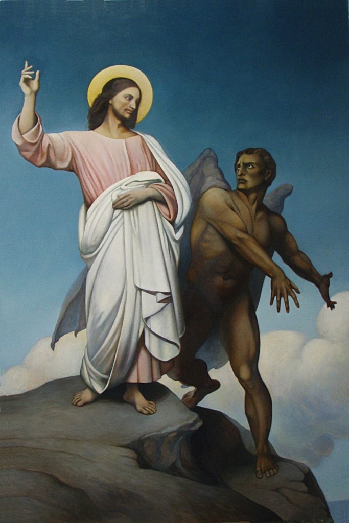 La tentation du Christ - Ary Scheffer - musée du Louvre Paris
