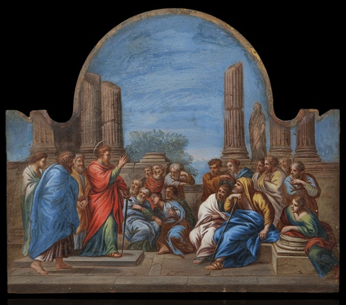 prédication de Saint Paul à Éphèse Louvre école française XVIIe siècle prédication de Saint Paul à Éphèse Louvre école française XVIIe siècle