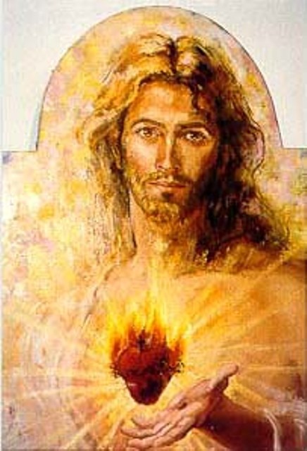 Cœur de Jésus brulant d'amour