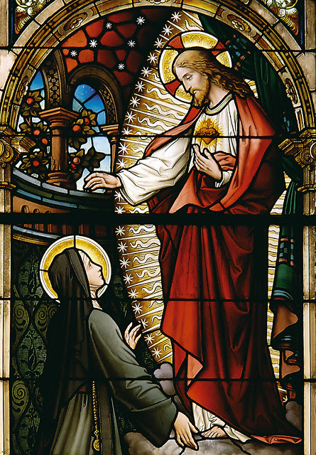 Le Sacré-Cœur et sainte Marguerite-Marie Alacoque