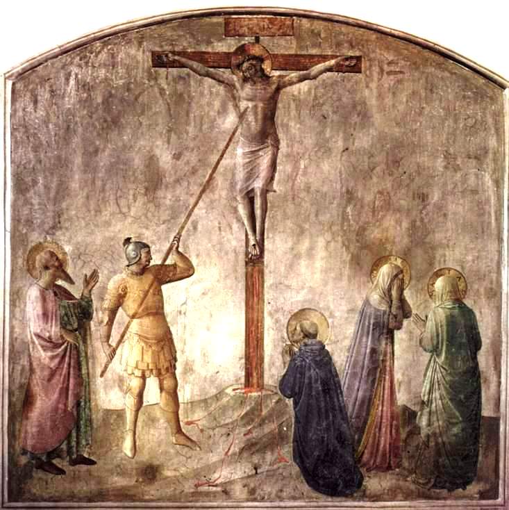 Saint Longin perçant le flanc du Christ de sa lance, Musée Saint Marc, Florence.