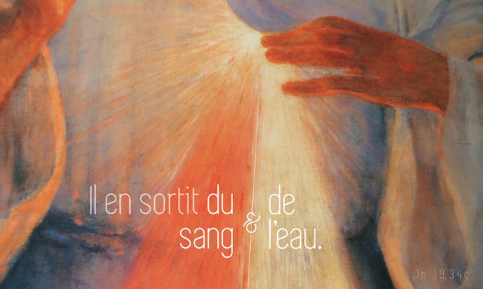 Sang et eau du Coeur du Christ