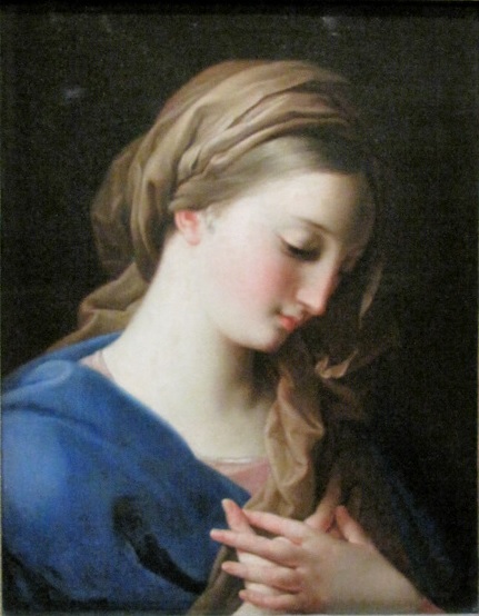 La Vierge de l'Annonciation Pompeo Girolamo Batoni 1742 La Vierge de l'Annonciation Pompeo Girolamo Batoni 1742
