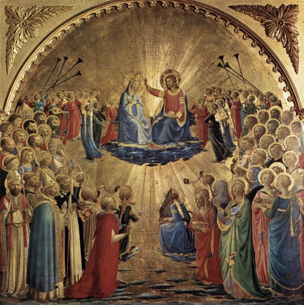 le couronnement de Marie au Ciel - Fra Angelico