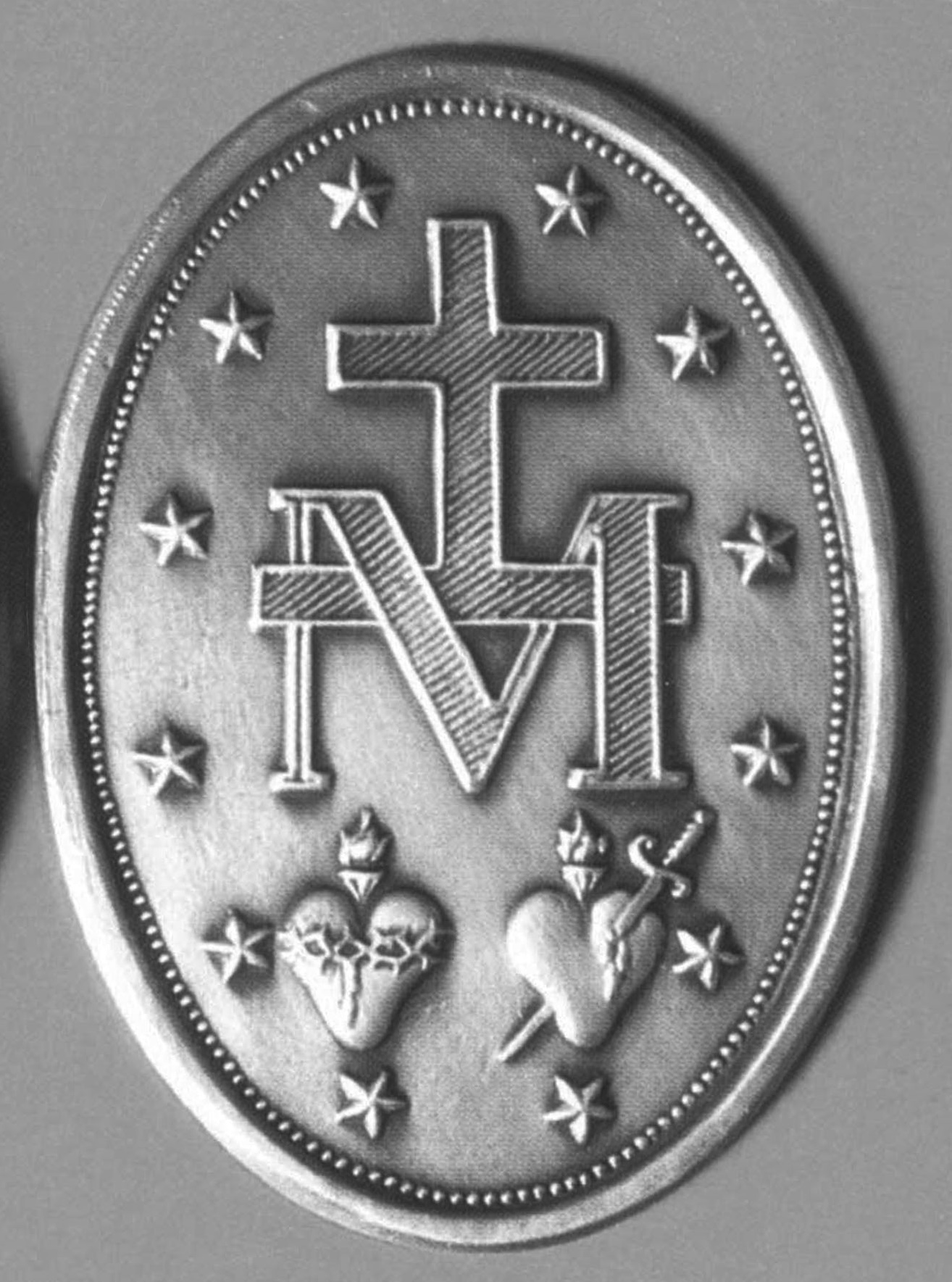 Médaille Miraculeuse envers