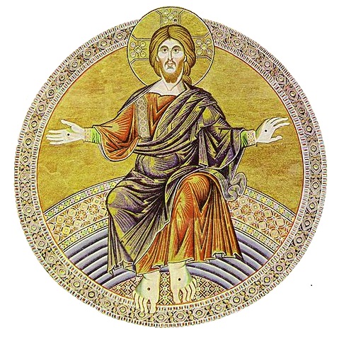 Christ Roi - baptistère de la cathédrale de Florence Christ Roi - baptistère de la cathédrale de Florence