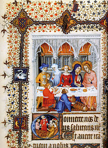 Grandes heures de Jean de Berry (1409 Les Noces de Cana