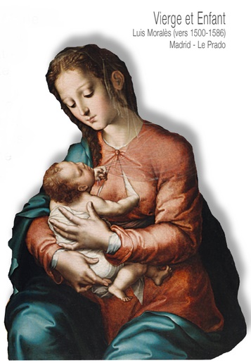 Vierge et Enfant Luis Morales (vers 1500-1686) Madrid Le Prado