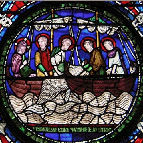La pêche miraculeuse - cathédrale de Canterbury La pêche miraculeuse - cathédrale de Canterbury
