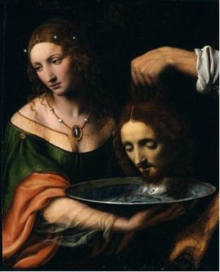 Salomé avec la tête de saint Jean Baptiste - Bernardino Luini (vers 1480-1532) Salomé avec la tête de saint Jean Baptiste - Bernardino Luini (vers 1480-1532)