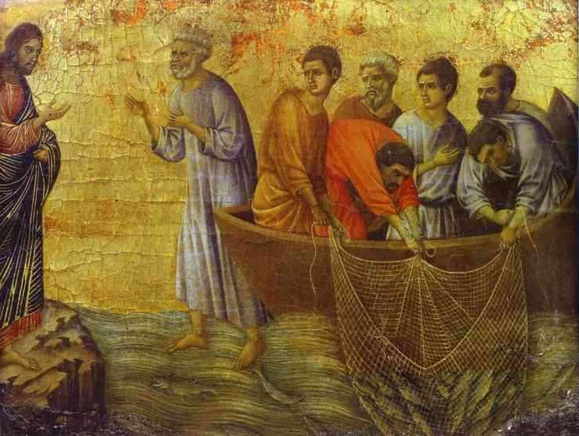 la pèche miraculeuse- Duccio di Buoninsegna (vers 1255-vers 1319) - Sienne, Musée de l’Œuvre de la cathédrale la pèche miraculeuse- Duccio di Buoninsegna (vers 1255-vers 1319) - Sienne, Musée de l’Œuvre de la cathédrale