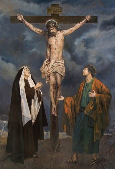Jésus confiant sa Mère à Jean et Jean à sa Mère Jésus confiant sa Mère à Jean et Jean à sa Mère