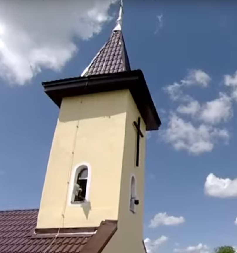 clocher de la chapelle dédiée à l’apôtre Saint André et au bienheureux Ioan Suciu à Blaj Roumaine