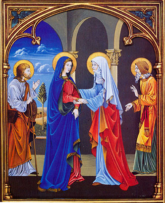 La Visitation de Marie à Élisabeth La Visitation de Marie à Élisabeth