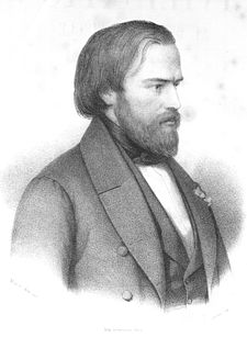 Frédéric Ozanam (1813-1853)- Gravure d'Antoine Maurin (+1860)