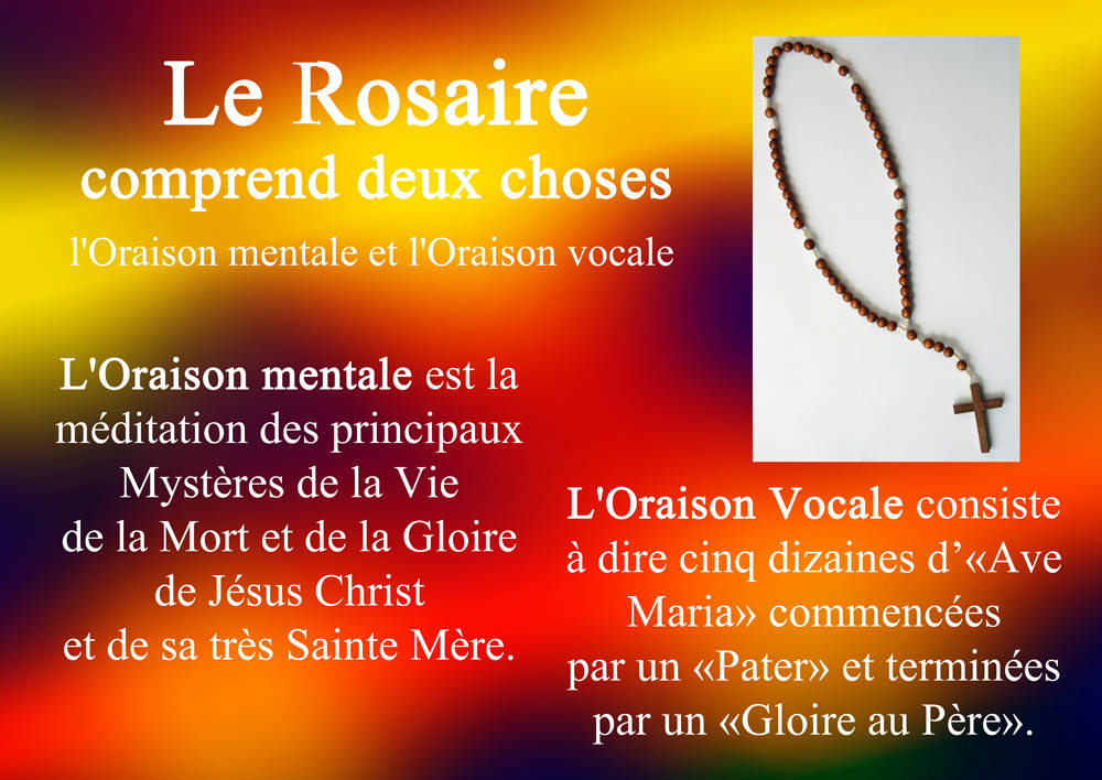 afficher le Rosaire