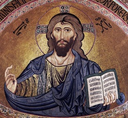 Christ, Parole de Dieu, cathédrale de Cefalù Sicile