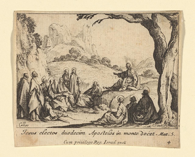 Le sermon sur la montagne Jacques Callot 1635 Le sermon sur la montagne Jacques Callot 1635