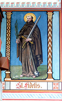 Fidèle de Sigmaringen, vénéré en la cathédrale Notre-Dame-de-l'Assomption de Coire