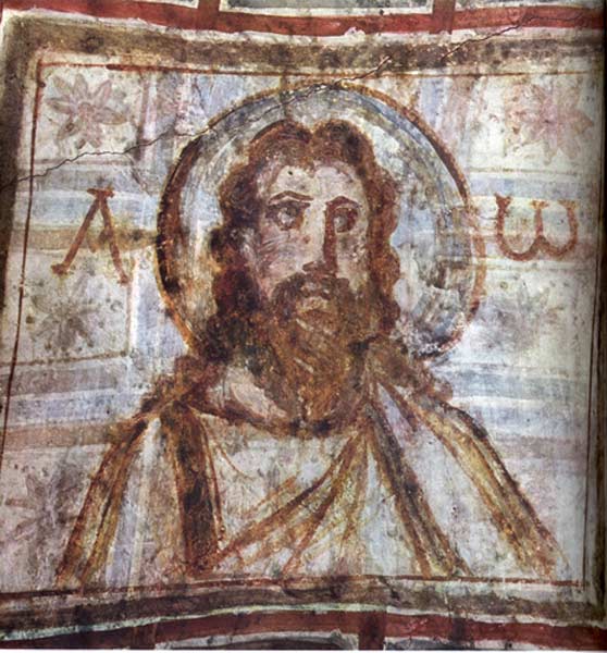 Christ Pasteur, provenant des catacombes romaines Christ Pasteur, provenant des catacombes romaines