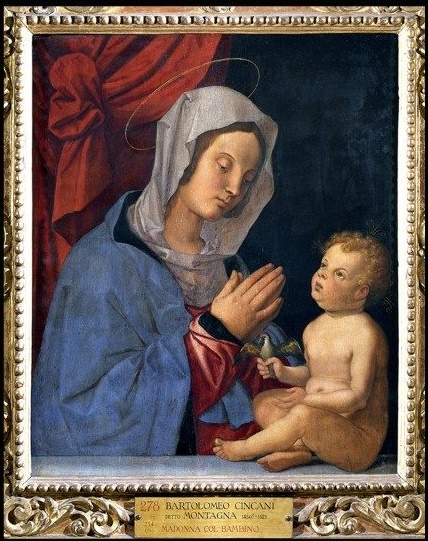 Bartolomeo Montagna (vers 1450-1523), La Vierge à l'Enfant, vers 1503. ©Musei Vaticani