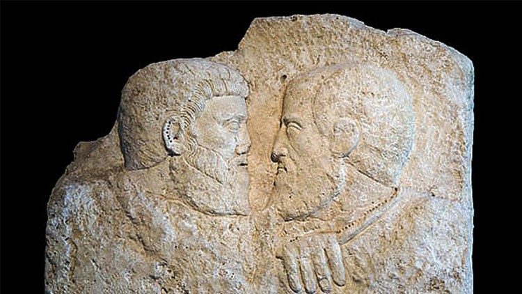 Saints Pierre et Paul d'après un antique relief Saints Pierre et Paul d'après un antique relief