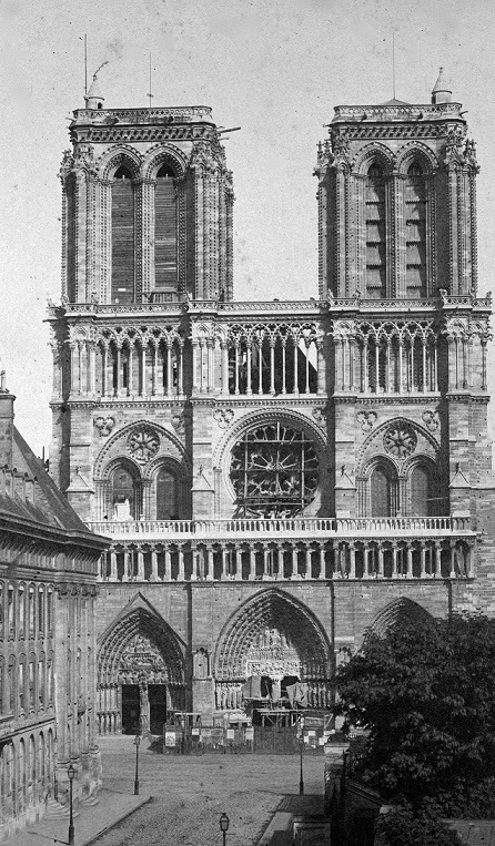 Notre-Dame de Paris début XIXe siècle Notre-Dame de Paris début XIXe siècle