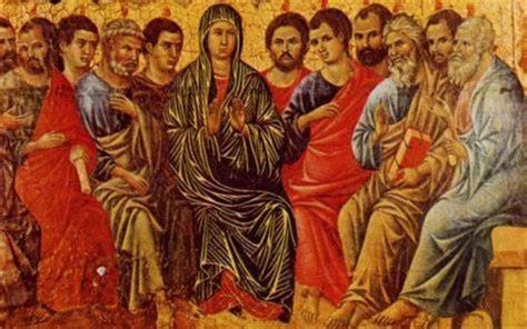 Marie au cénacle Ducio di Buoninsegna Marie au cénacle Ducio di Buoninsegna