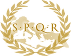 Bannière romaine SPQR