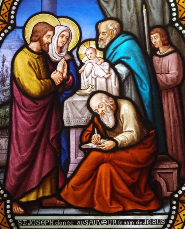Saint Joseph nomme Jésus chapelle saint Yves Guipavas au Douvez Finistère