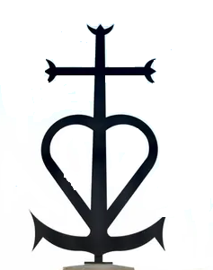 Croix du monument dédié aux marins et migrants perdus en mer (Marseille)